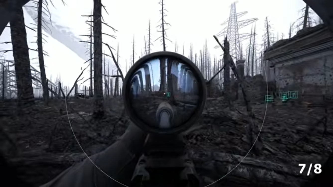 Bodycam firefight in a narrow trench corridor