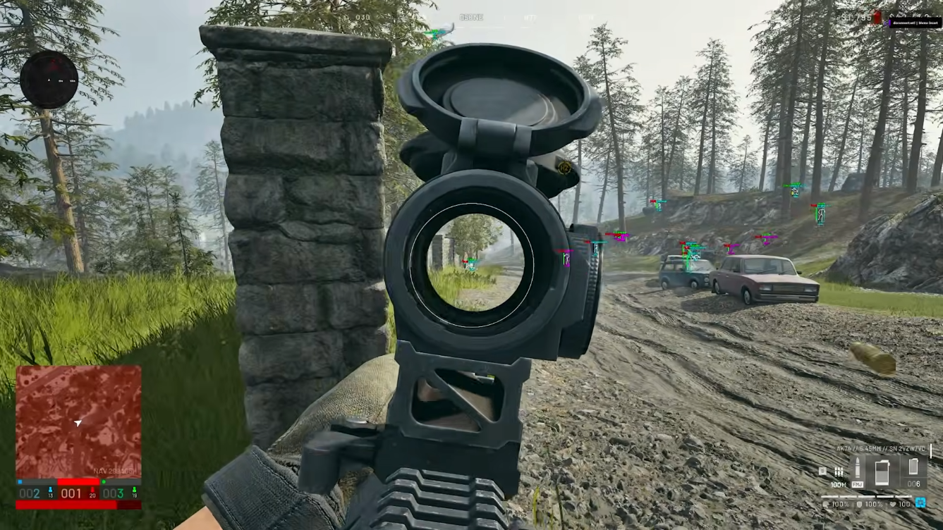 BODYCAM Body Bomb site hold with radar intel